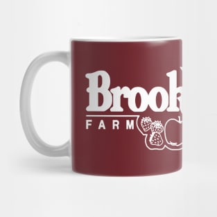 Brook Lawn White Logo Mug